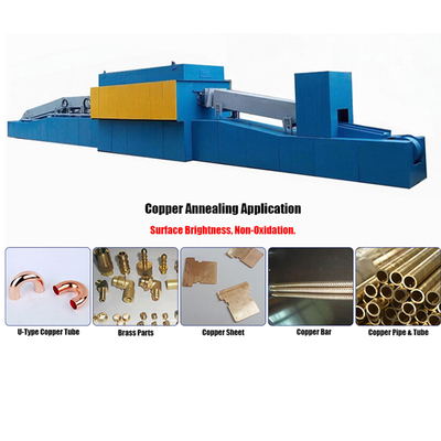 Hotels Mesh Belt Continuous Electrical Resistance Copper Luminous Annealing Furnace