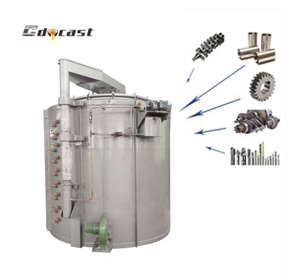 Vacuum Gas Carburizing Heat Treatment Furnace 950 Degree 0-3000kg Atmosphere Well /pit Annealing Protective Type NC; ZHE
